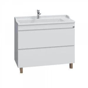 Тумба с раковиной СаНта Марс 100 2 ящика напольная