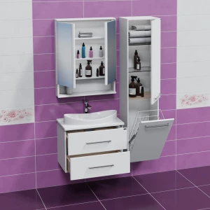 Мебель для ванной СаНта Вегас 70 2 ящика подвесная