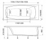 Ванна 1Марка Pragmatika 173x75 01пр17375 — рис. 5