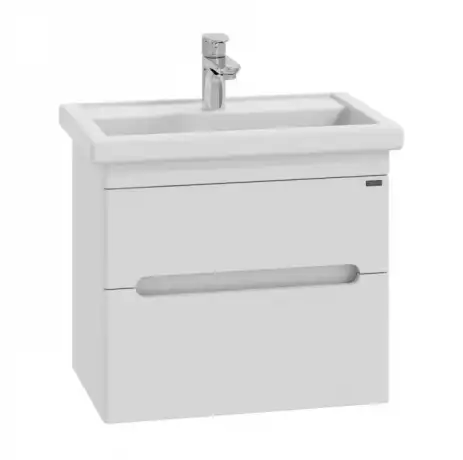 Тумба с раковиной СаНта Лондон 60 2 ящика подвесная