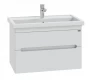 Тумба с раковиной СаНта Лондон 80 2 ящика подвесная — рис. 1