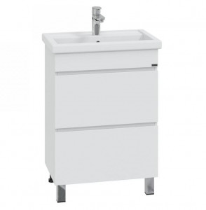 Тумба с раковиной СаНта Марс 60 2 ящика напольная