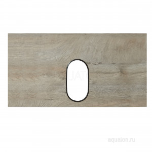 Столешница под раковину Aquaton Лофт Фабрик 80 дуб эндгрейн