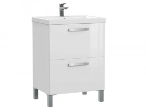 Набор тумба MELAR 60 раковина COMO 60 смеситель ELIO ножки для тумбы