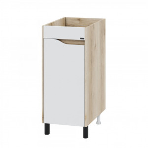 Тумба под раковину для стиральной машины СаНта Сатурн 38 напольная дуб австрийский