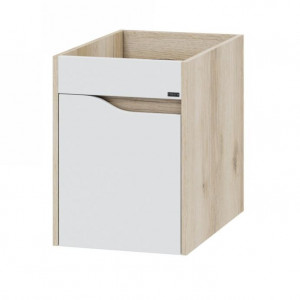 Тумба под раковину для стиральной машины СаНта Сатурн 38 подвесная дуб австрийский