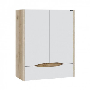 Шкаф для ванной навесной СаНта Сатурн 60/90 1ящик дуб австрийский