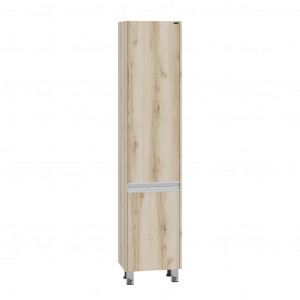 Шкаф-пенал для ванной СаНта Уран 40 напольный дуб австрийский