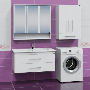 Мебель для ванной СаНта Вегас 105 2ящ. подвесная