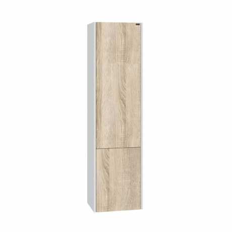 Шкаф-пенал для ванной СаНта Меркурий 40 подвесной янтарный/белый